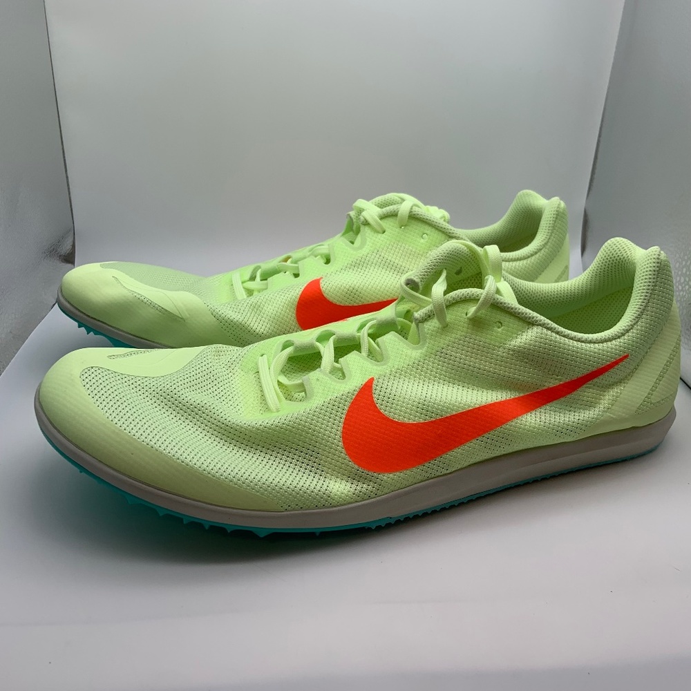Nike Men's Zoom Rival D 10 Track & Field Running Shoes Cleats Yellow Size 14